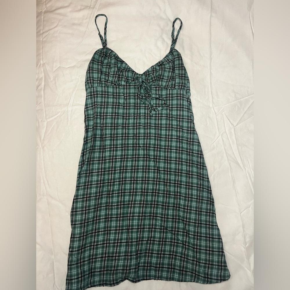 Wild Fable Green Plaid Dress